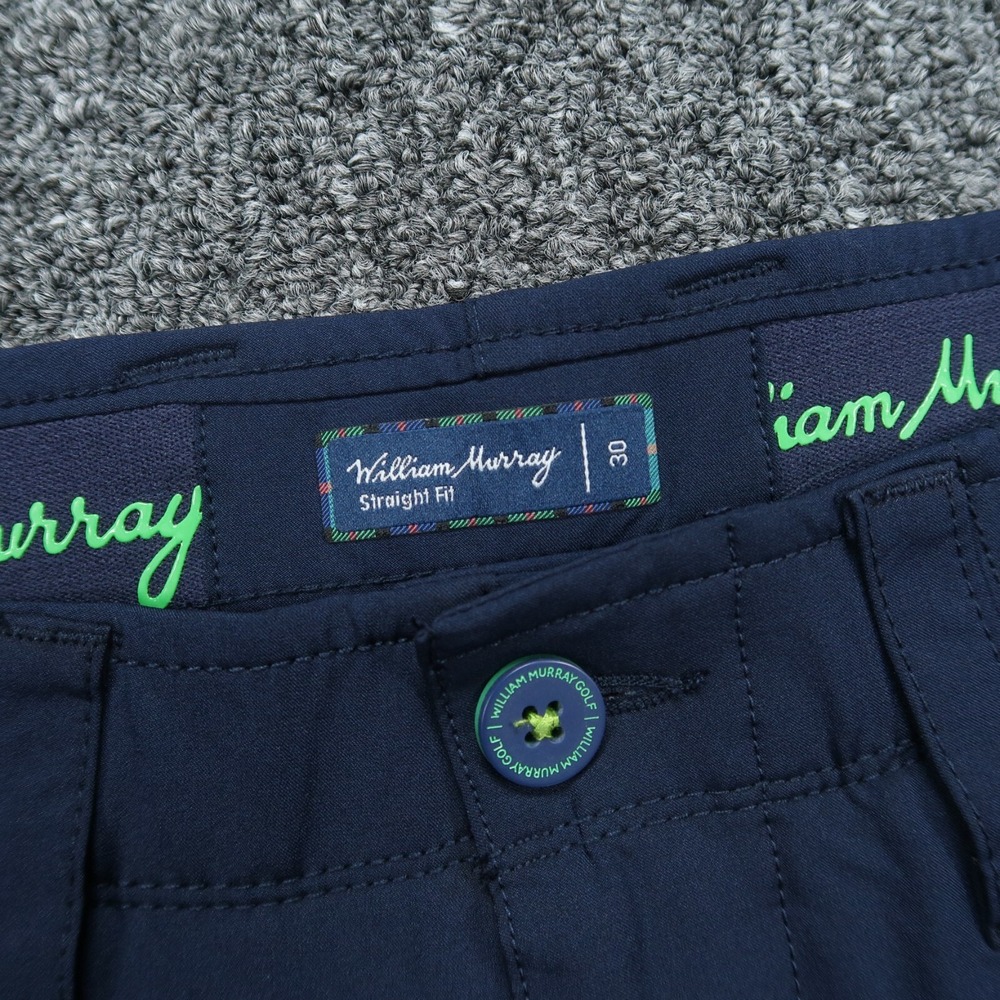 William Murray Pants Mens 30x33 Blue Performance 5 Pocket‎ Chino Stretch Wicking - Picture 4 of 11
